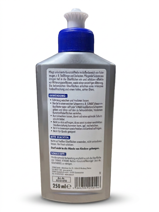 SONAX XTREME KunststoffGel Außen (250 ml) – NanoPro Art. 02101090