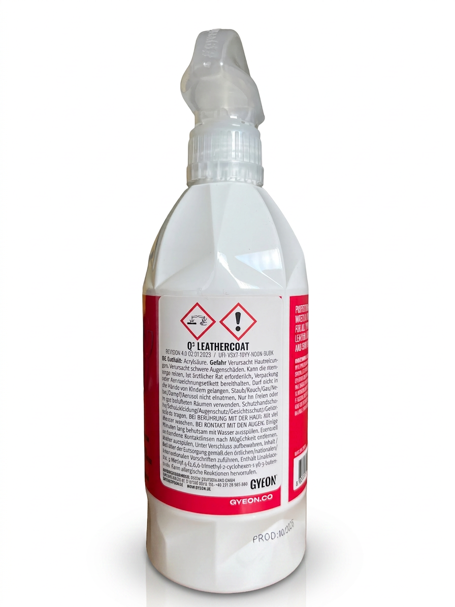 GYEON Q² LeatherCoat REDEFINED 500ml | Profi Leder-Versiegelung | Q2LC500