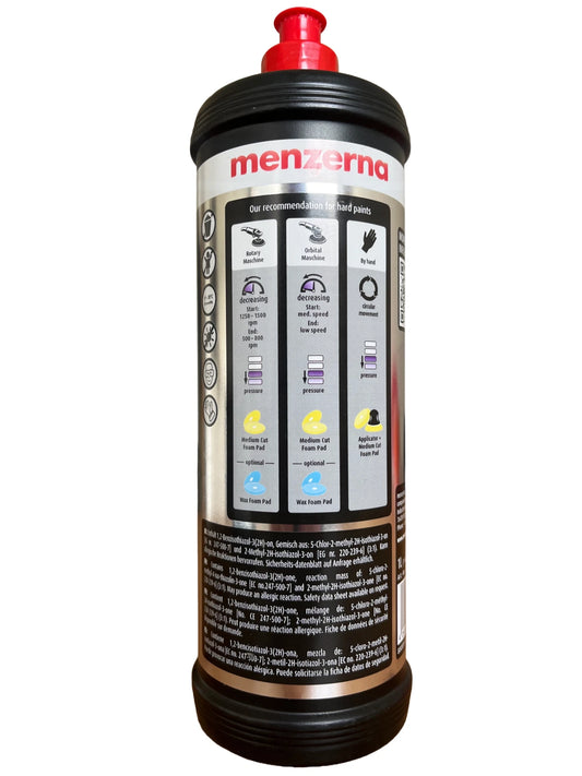 Menzerna One-Step Polish Cut Gloss Wax Schleifpolitur und Glanzpolitur 1 Liter