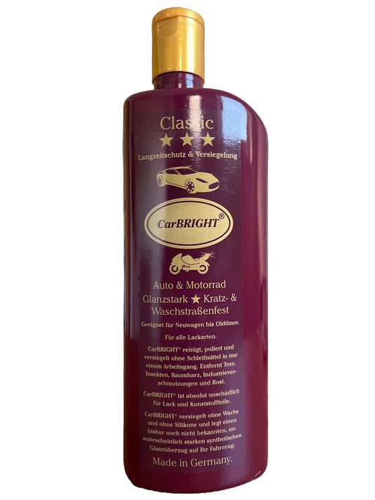 Autopolitur CarBright 500 ml für Auto Lackpolitur Lackpflege
