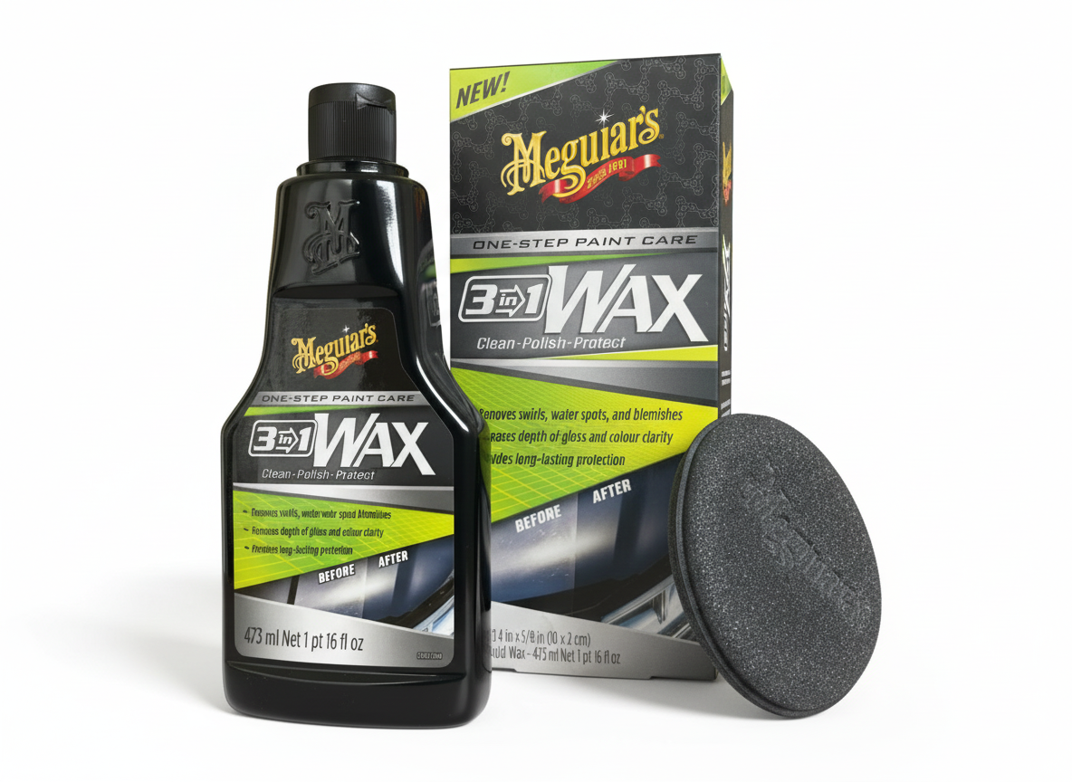 Autowachs Lackversiegelung MEGUIAR'S 3-in-1 Wax G191016EU 473ml