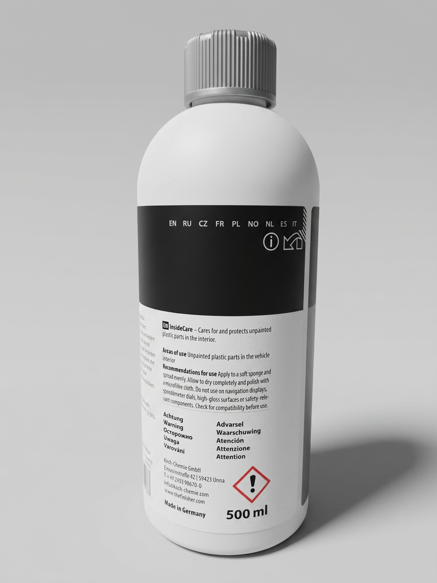 THE FINISHER InsideCare – Innenraum-Kunststoffpflege 500 ml – Art. 77706-500ML-01