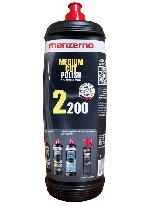 Autopolitur Menzerna Medium Cut Polish MC 2200 Schleif Glanzpolitur 1 Liter