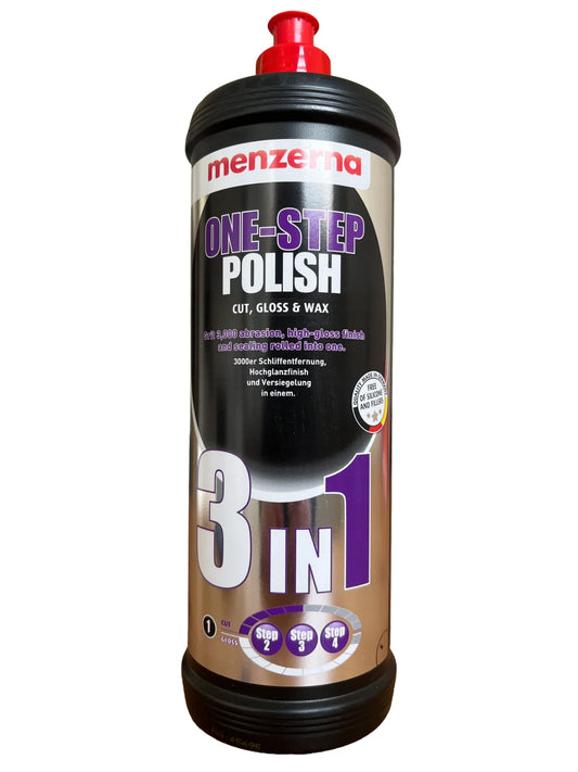 Menzerna One-Step Polish Cut Gloss Wax Schleifpolitur und Glanzpolitur 1 Liter