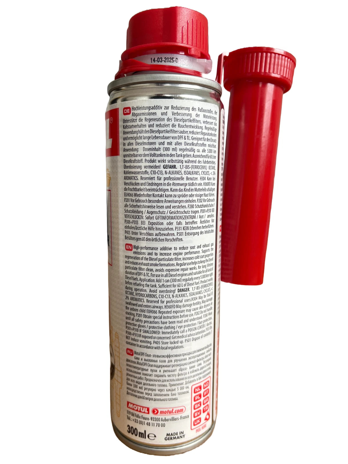 Motul 108117 Diesel Systemreiniger