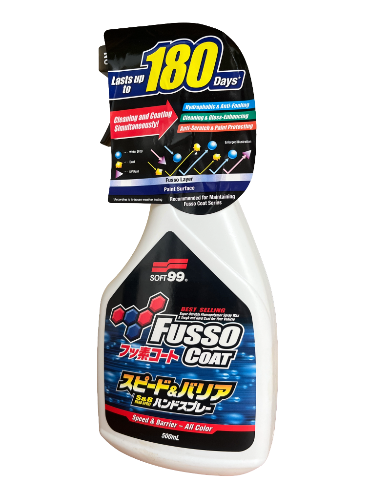 Schutzbeschichtung SOFT99 Fusso Coat Speed & Barrier Spray - 400 ml