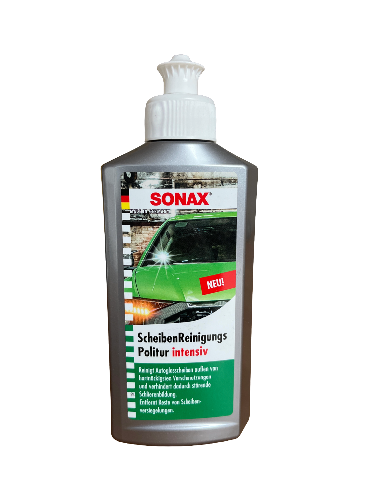 SONAX ScheibenReinigungsPolitur – Intensiv-Reiniger 250ml – Art. 03371000