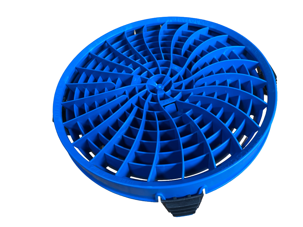 Schmutzfang für Wascheimer in Blau