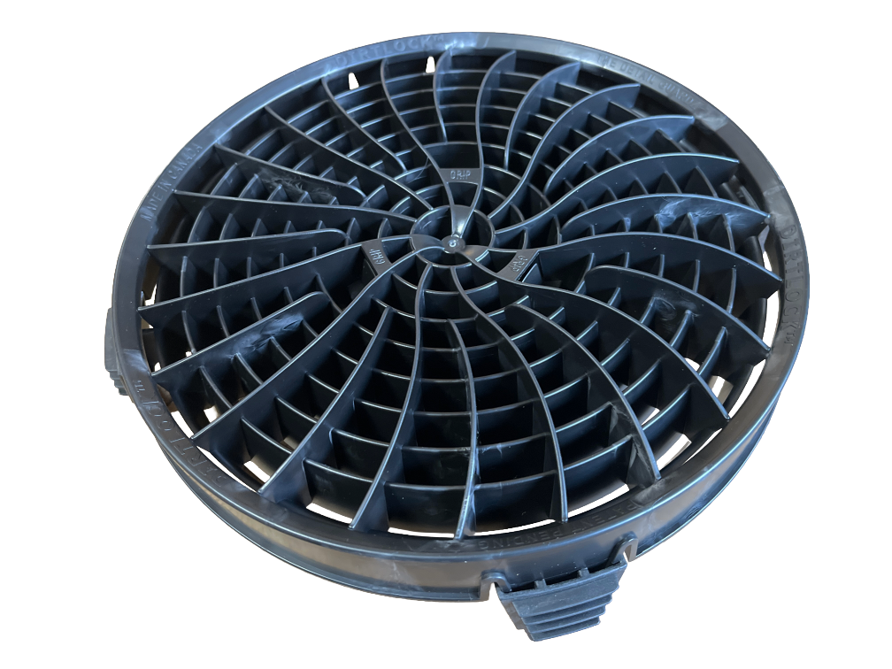 Schmutzfang für Wascheimer in Schwarz