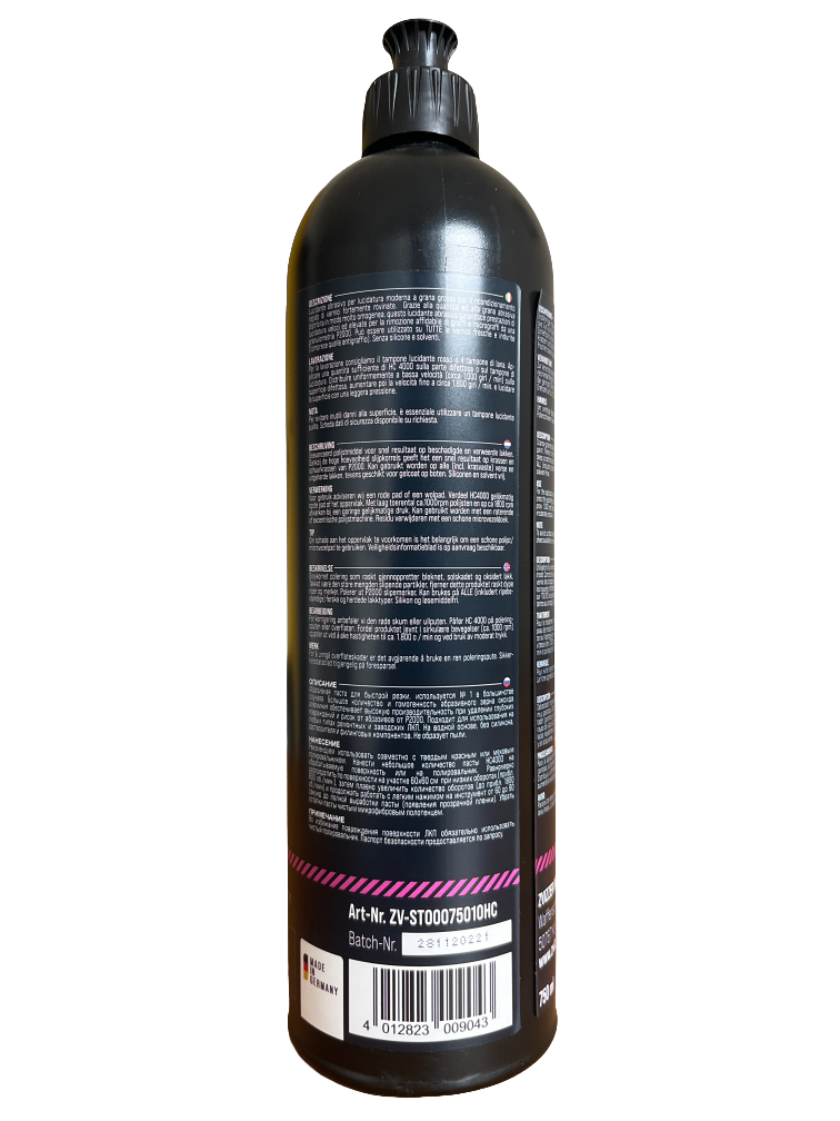 Zvizzer HC 4000 Heavy Cut Scratch Remover Politur 750 ml
