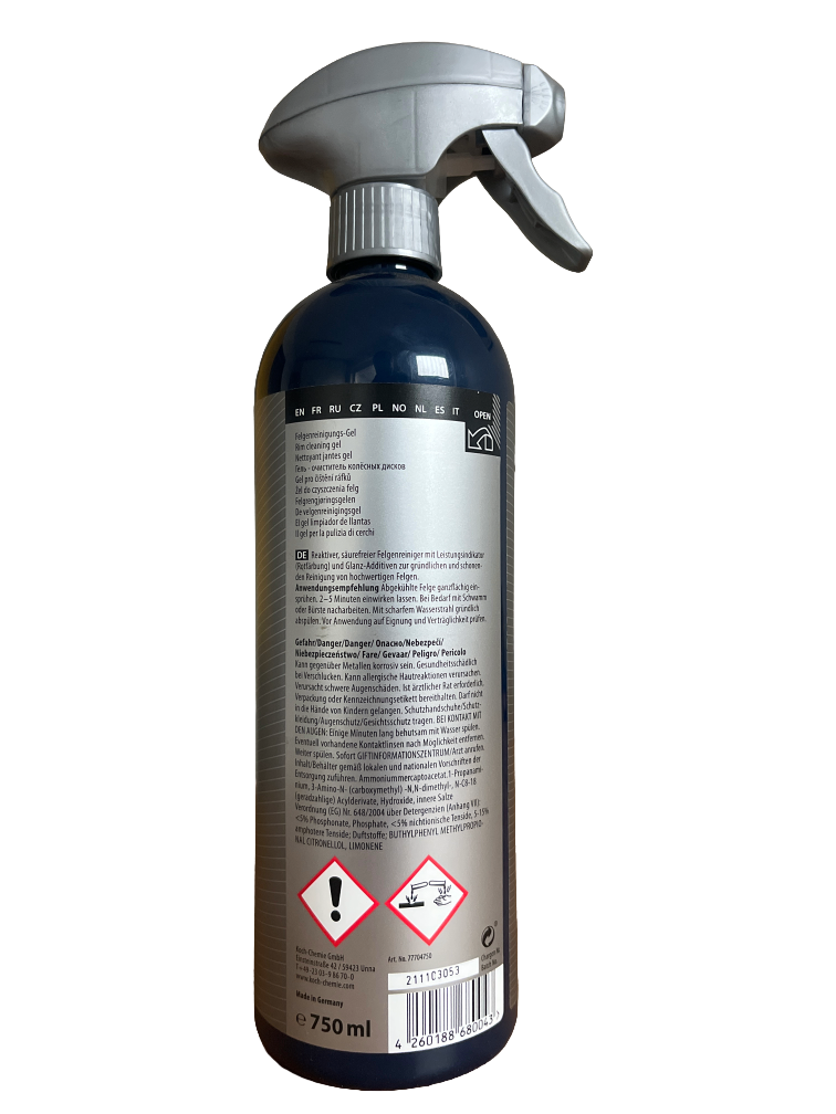 Felgenreiniger 750 ml Koch Chemie ReactiveWheelCleaner