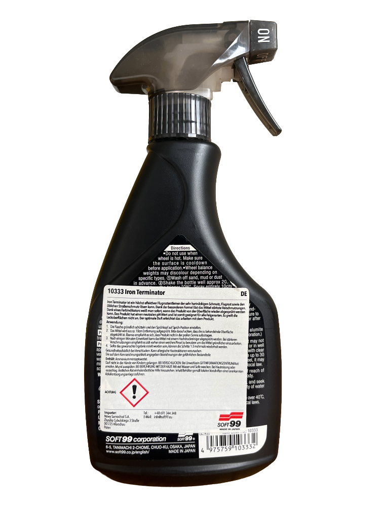 Felgenreiniger Soft99 Iron Terminator - 500ml