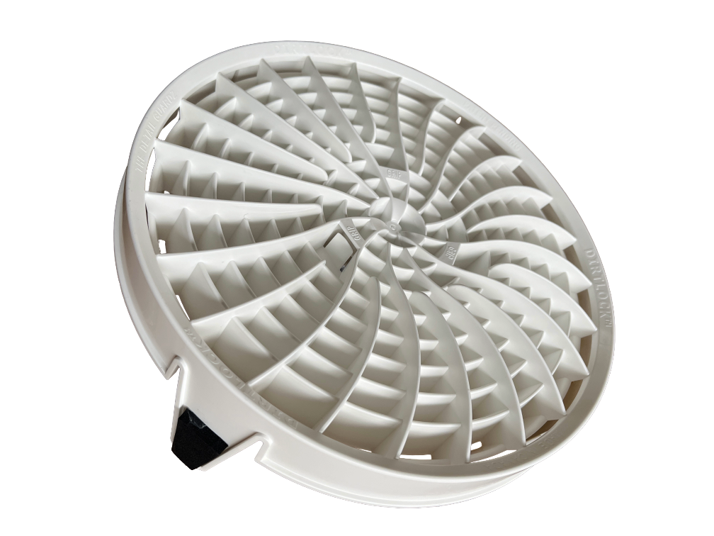 Schmutzfang für Wascheimer Weiß