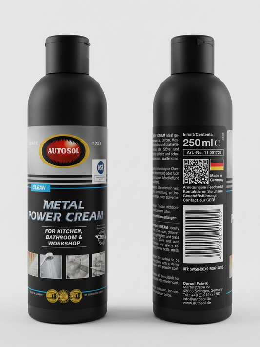 AUTOSOL® Metal Power Cream 250 ml – Professionelle Metallpolitur & Reinigung