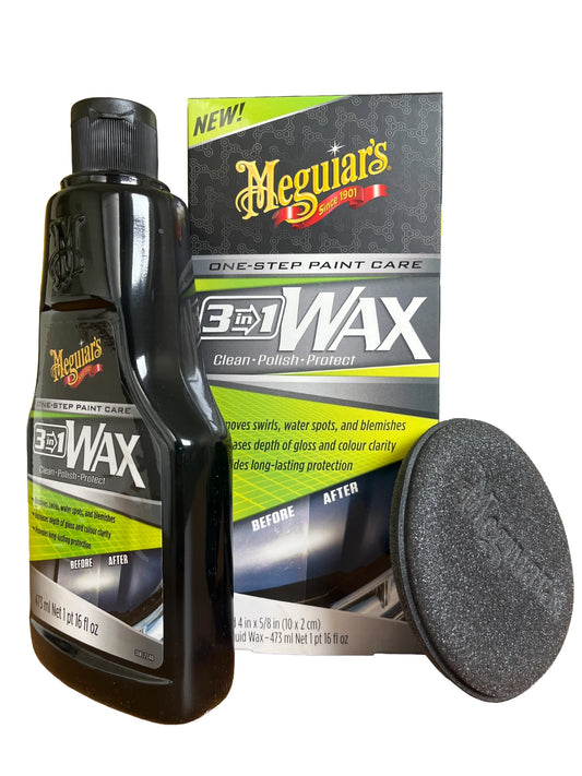 Autowachs Lackversiegelung MEGUIAR'S 3-in-1 Wax G191016EU 473ml