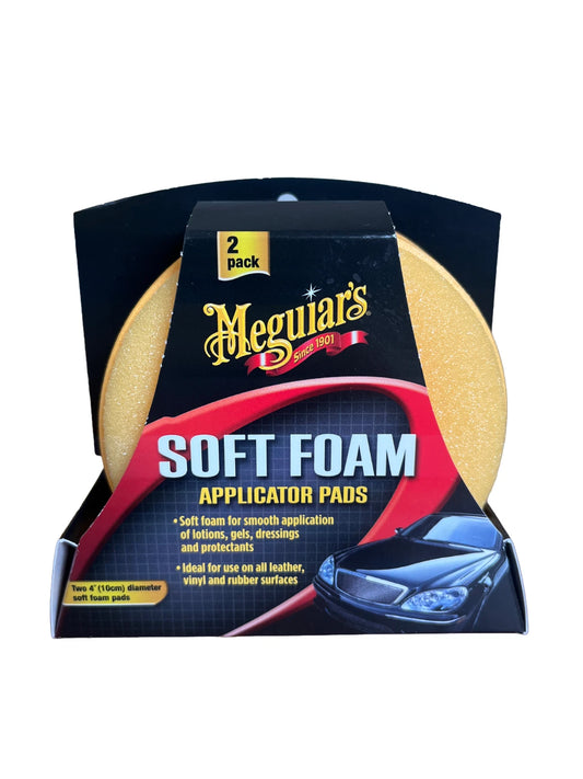 Auftragsschwamm  Meguiars Soft Foam Applicator Pads Schaumstoff X3070